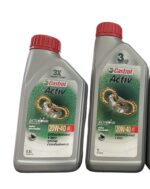 น้ำมันเครื่องมอเตอร์ไซค์ คาสตรอล แอ็คทีฟ 4ที 20W-40 ขนาด0.8-1 ml